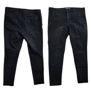 DEMOCRACY 'Ab-solution' highrise skinny jeans - black
